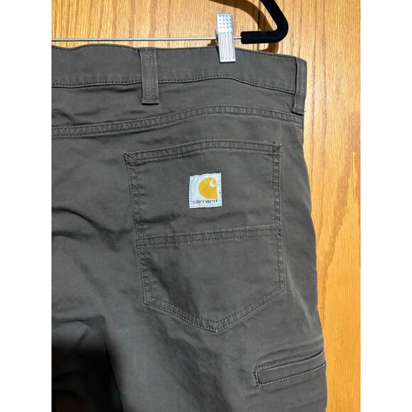 Carhartt relaxed straight rigby pant men's 44x32 brown workwear - Picture 5 of 6